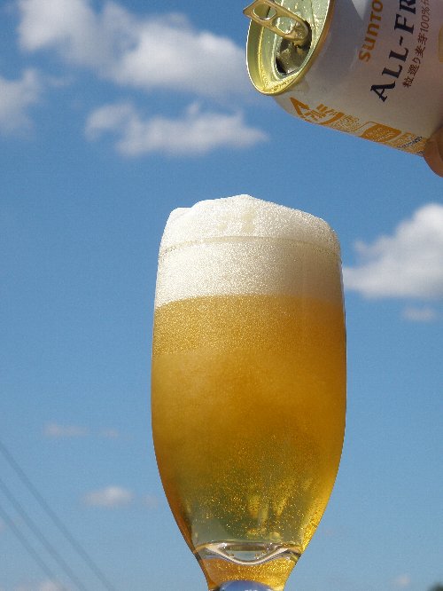 夏！ ノンアルコールビール・おつまみ付き、ロビーで一息