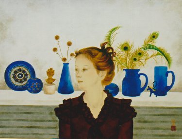 静物と少女　P10