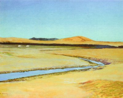 草原の河 91x73cm